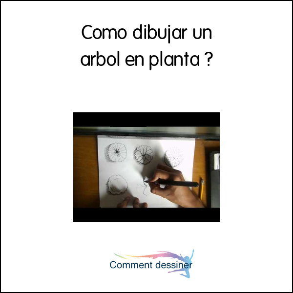 Como dibujar un arbol en planta